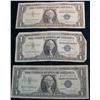 Image 1 : 1504. Series 1957, 57A, & 57B $1.00 Silver Certificates. Circulated.