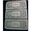 Image 2 : 1505. Series 1957, 57A, & 57B $1.00 Silver Certificates. Circulated.