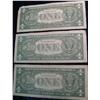 Image 2 : 1506. Series 1957, 57A, & 57B $1.00 Silver Certificates. Circulated.