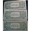 Image 2 : 1508. Series 1957, 57A, & 57B $1.00 Silver Certificates. Circulated.
