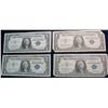 Image 1 : 1509. Series 1957, (2) 57A, & 57B $1.00 Silver Certificates. Circulated.