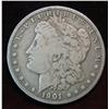 1533. 1901 New Orleans Mint U.S. Morgan Silver Dollar. VG-8.