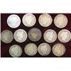 1564. 1908D, S, 10P, 11P, D, 12P, D, S, 13P, 14P, D, 16P, & S Barber Dimes. AG-G.