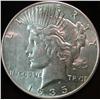 1606. 1935 P Peace Silver Dollar. BU.