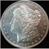1611. 1897 P Morgan Silver Dollar. MS 60 Deep Mirror Prooflike.
