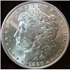 1622. 1886 P Morgan Silver Dollar. Brilliant Unc.
