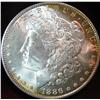 1625. 1886 P Morgan Silver Dollar. Toned Unc.