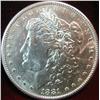 1633. 1881 S Morgan Silver Dollar. Brilliant Unc.