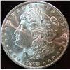 1637. 1878 S Morgan Silver Dollar. Brilliant Unc.