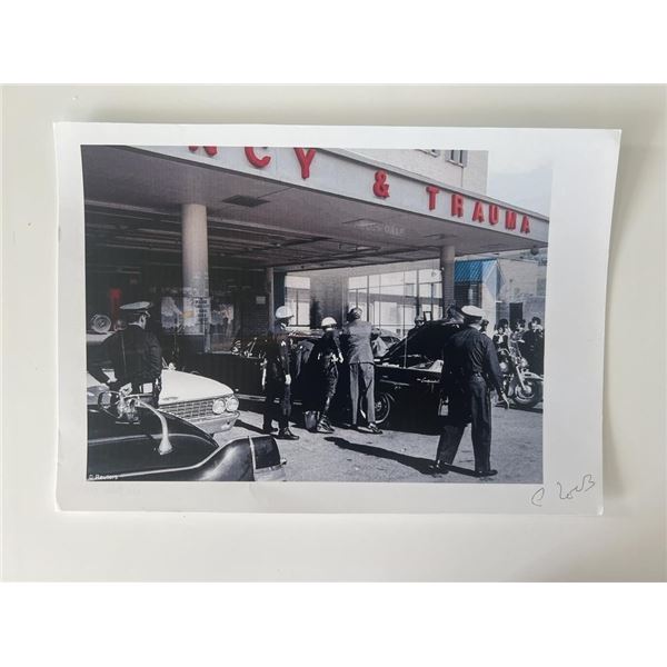 JFK Assassination Dr. Peter Loeb signed photo
