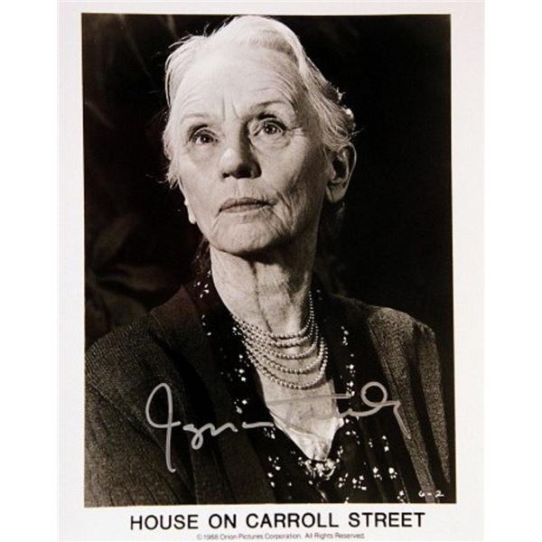 Jessica Tandy signed portrait photo