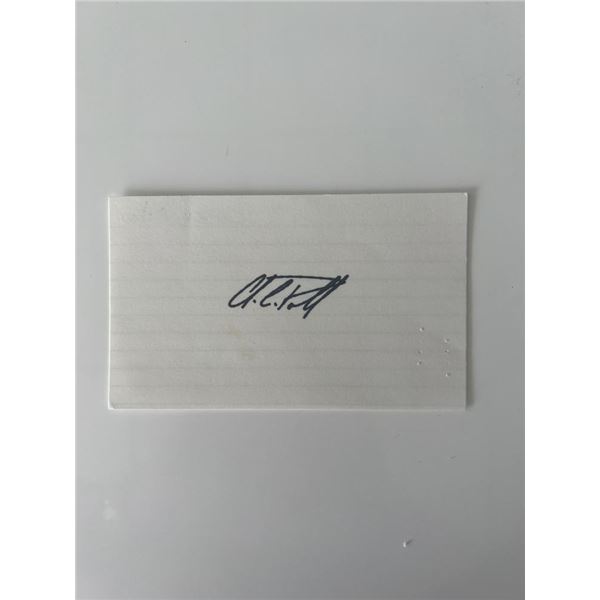 Colin Powell original signature