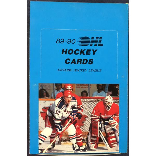 1989-90 7th INNING SKETCH ONTARIO HOCKEY LEAGUE WAX BOX