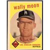 Image 1 : 1959 TOPPS WHITE BACKS WALLY MOON HIGH NUMBER