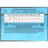 Image 2 : 1988 DONRUSS JEFF BLAUSER ROOKIE CARD
