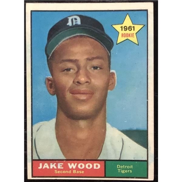 1961 TOPPS JAKE WOOD ROOKIE CARD