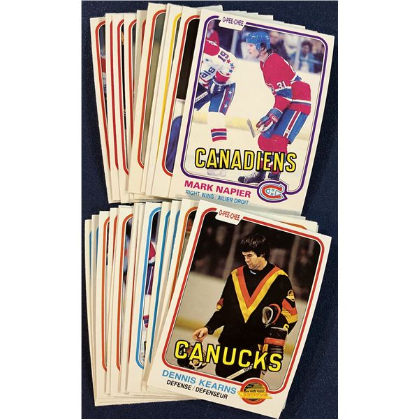 1981-82 O-PEE-CHEE NHL COLLECTION - 25 CARDS