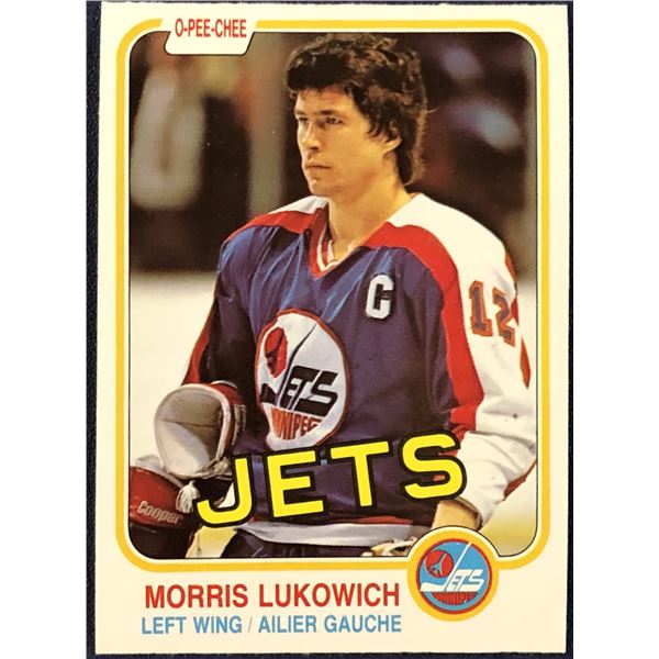 1981-82 O-PEE-CHEE MORRIS LUKOWICH