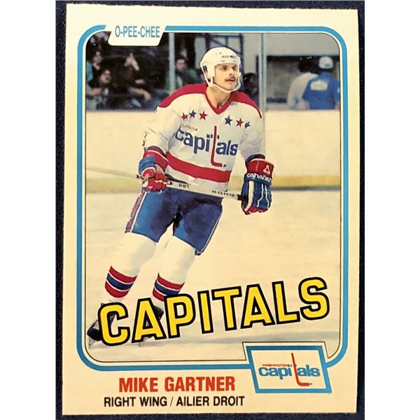1981-82 O-PEE-CHEE MIKE GARTNER (HOF)