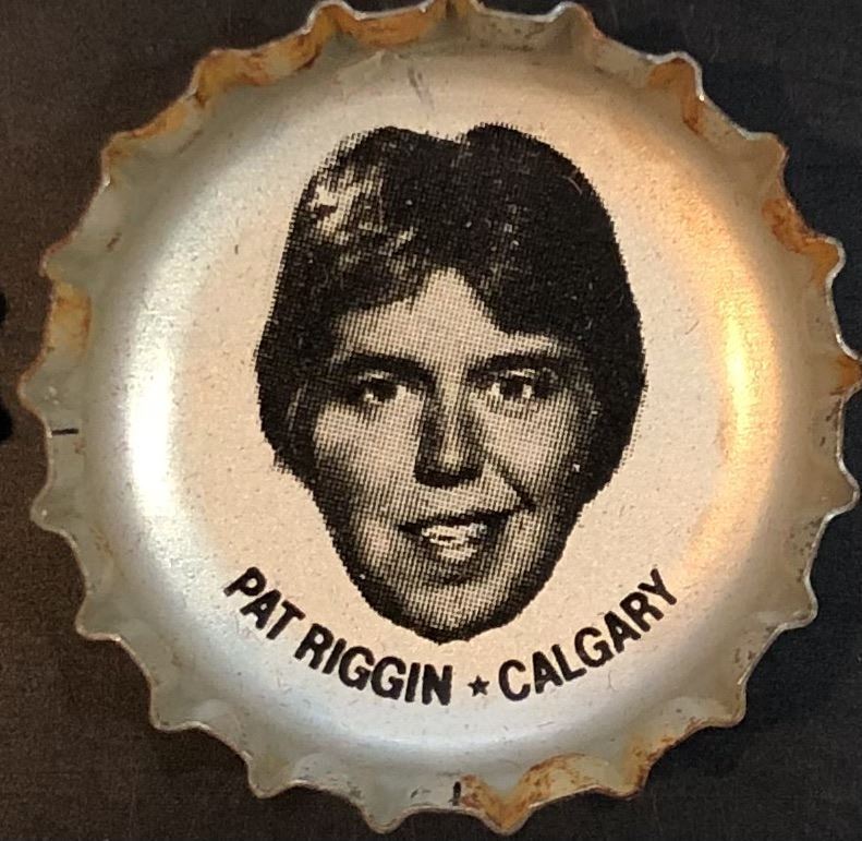 1980-81 PEPSI NHL BOTTLECAPS - PAT RIGGIN