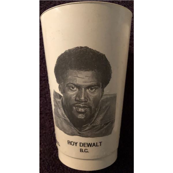 1981 MAC'S CONVENIENCE CFL CUPS - ROY DEWALT (HOF)