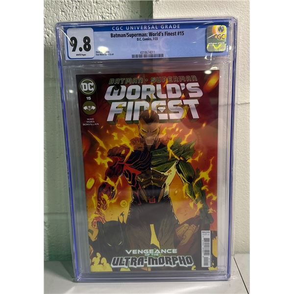 Batman/Superman: World's Finest #15 CGC 9.8 Waid Mora DC Comics 7/23