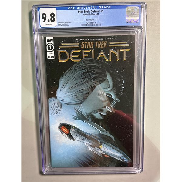 Star Trek: Defiant #1 (3/23) IDW CGC 9.8 NM/M Variant C Declan Shalvey Cvr