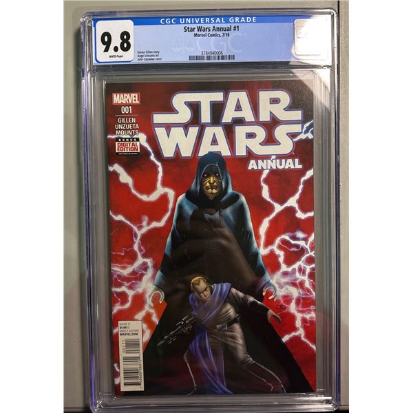Star Wars Annual #1 (Marvel Comics, 2/16) CGC 9.8 NM/Mint White Pages