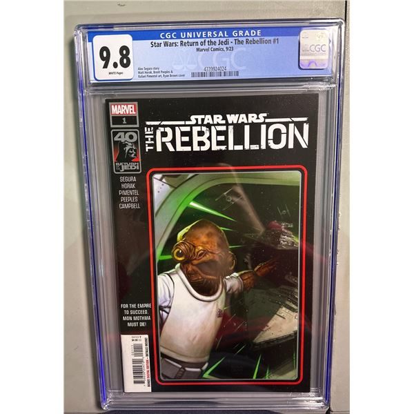 Star Wars: Return of the Jedi - The Rebellion #1 CGC 9.8 Marvel Comics 2023