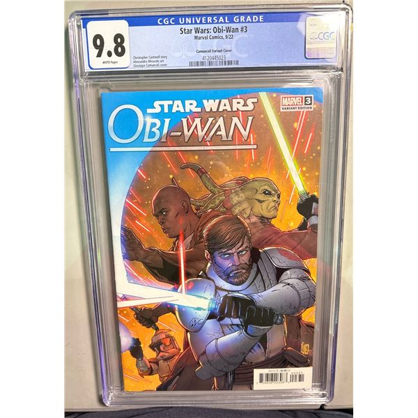 Star Wars: Obi-Wan #3 (9/22) Camuncoli Variant Cover CGC 9.8 Marvel