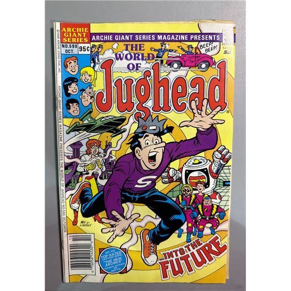 Archie Giant Series #590 The World of Jughead Into The Future Comic (1988)