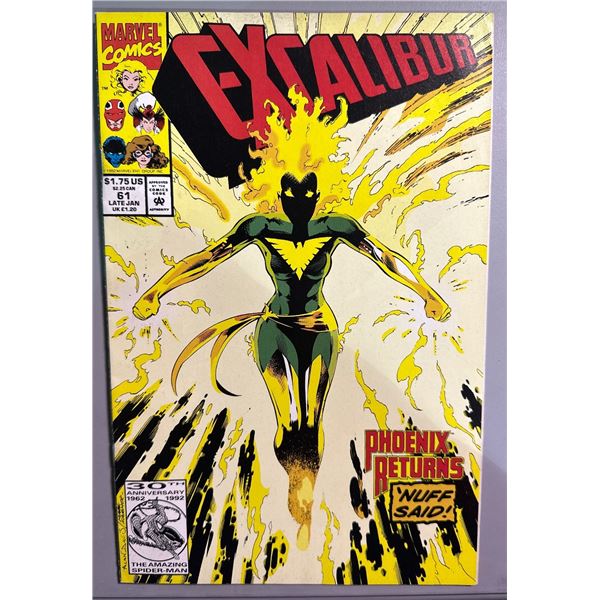 Excalibur #61 (Marvel, 1993) Phoenix Returns vs Galactus, Alan Davis Art