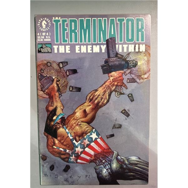 The Terminator: The Enemy Within #4 (Dark Horse Comics, 1991) Simon Bisley