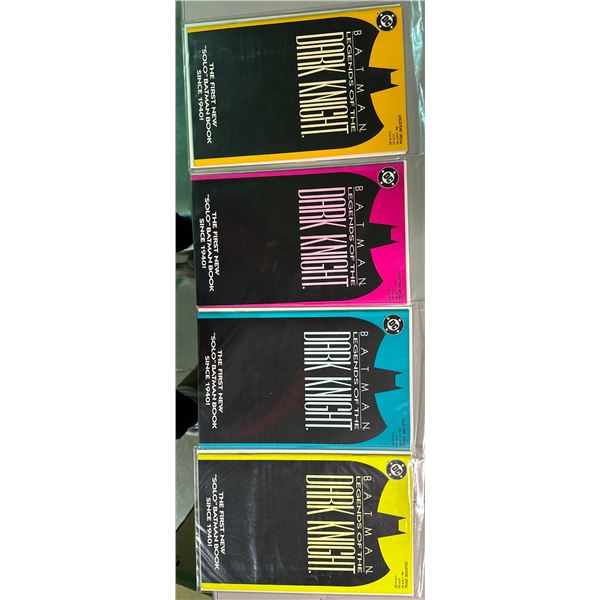 Batman: Legends of the Dark Knight #1 Lot of 4 (All Color Variants) 1989