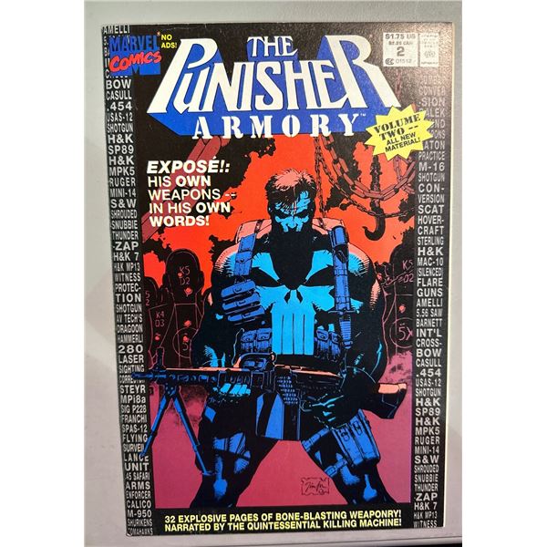 The Punisher Armory #2 Comic Book (Marvel Comics, 1991) Volume Two