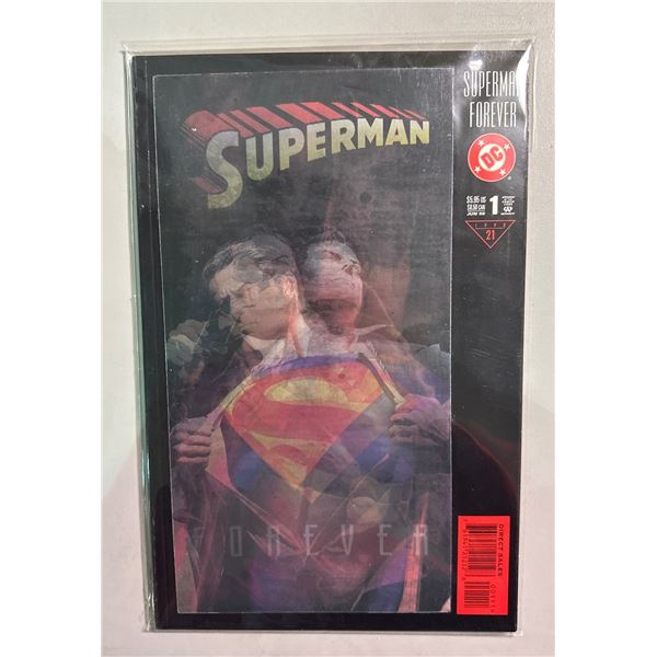 Superman Forever #1 (DC Comics, 1998) Lenticular Cover One-Shot