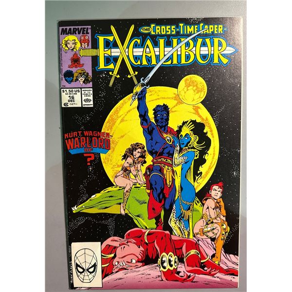Excalibur #16 (Marvel, 1989) The Cross-Time Caper - Kurt Wagner Warlord