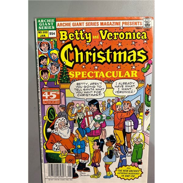 Archie Giant Series #580 Betty and Veronica Christmas Spectacular (1988)