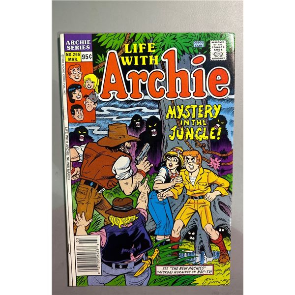 Life with Archie #265 (Archie, 1989) Mystery in the Jungle! M&Ms Ad