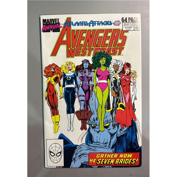 Avengers West Coast Annual #4 (Marvel, 1989) Atlantis Attacks