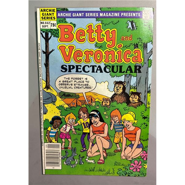 Archie Giant Series #552 Betty and Veronica Spectacular (Sept, 1985)