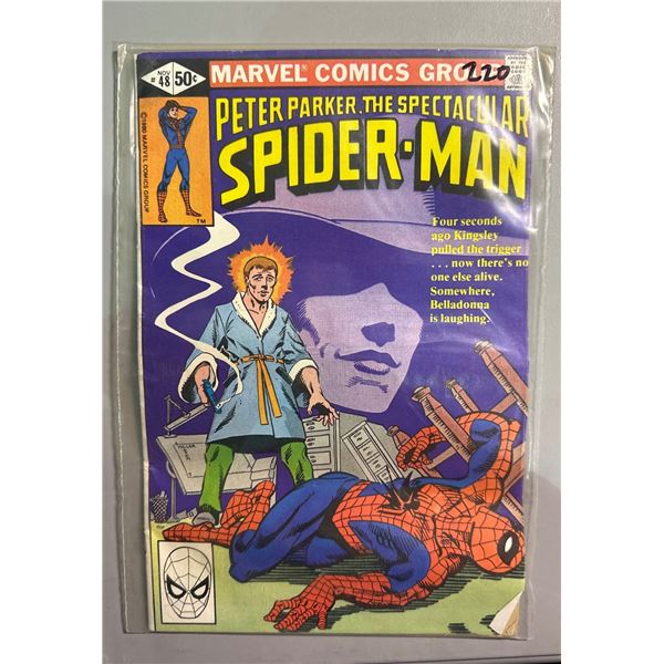 Peter Parker, The Spectacular Spider-Man #48 (Marvel, Nov 1980) Comic Book
