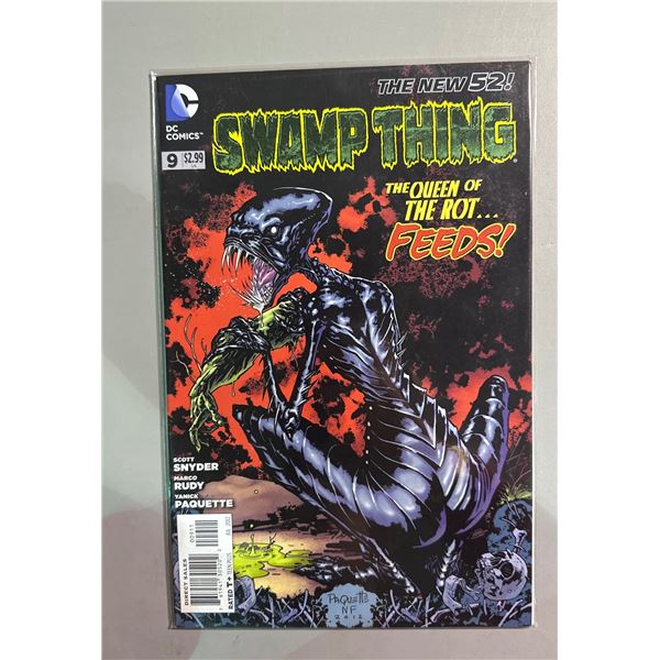 Swamp Thing #9 & #10 Comic Lot (DC Comics, The New 52!, 2012) Snyder