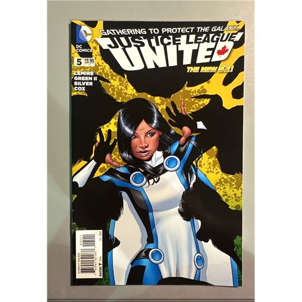 Justice League United #5 (DC Comics, 2014) The New 52! Canada Variant