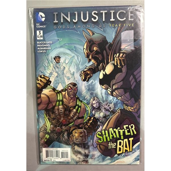 Injustice Gods Among Us Year Five #3 & #4 Comic Book Lot (DC Comics, 2016)