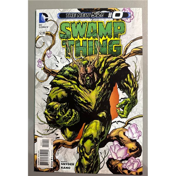 Swamp Thing #0 The New 52! (Vol. 5, 2012) DC Comics - Snyder, Kano