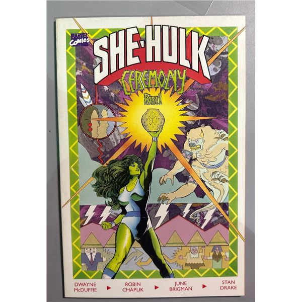 She-Hulk: Ceremony Part 1 Marvel Graphic Novel (1989) by Dwayne McDuffie