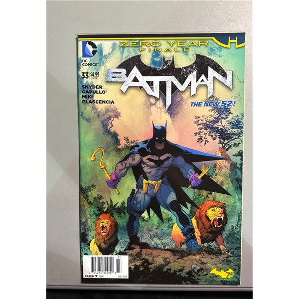 Batman #33 The New 52 (DC Comics, 2014) Zero Year Finale