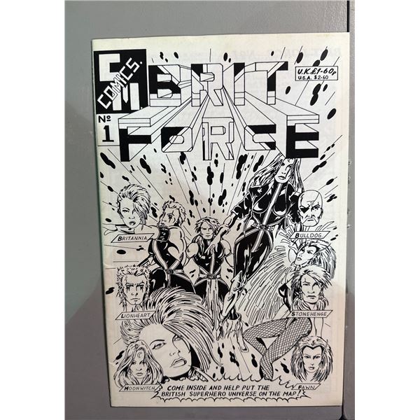 Brit Force #1 (1993) 5M.C.S. / CM Comics - British Superhero Comic