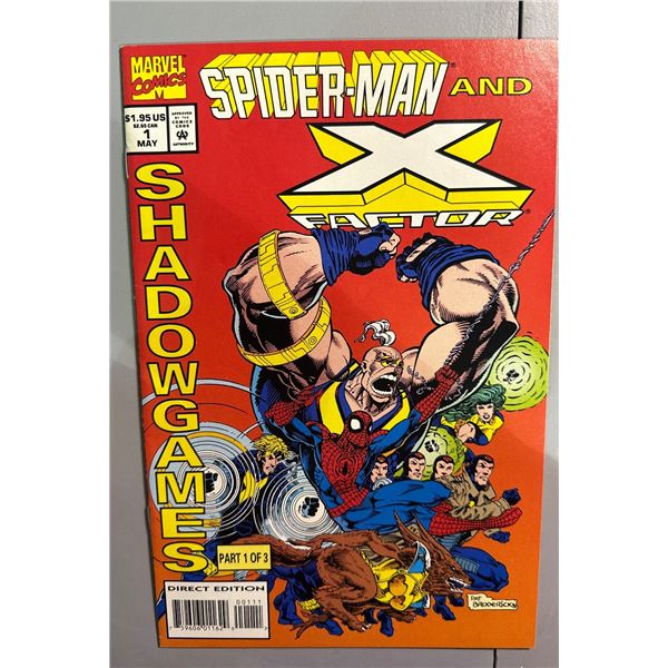 Spider-Man and X-Factor #1 Shadowgames Part 1 of 3 (Marvel Comics, 1994)